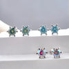 1ct D VVS Moissanite Stud Earrings 925 Sterling Silver 3EX Cut Women Daily