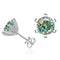 100 facted cut green / 1.0ct each silver
