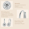 1CT Moissanite Drop Dangle Earrings 925 Sterling Silver Wedding Bridal Gift