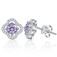 1ct Moissanite Stud Earrings For Women 925 Sterling Silver Wedding Gift