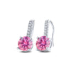 1ct D Color Moissanite 925 Sterling Silver Drop Earrings for Women Wedding