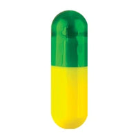 Coni-Snap® Hard Gelatin Capsules, Size 3, Grey/Yellow, 10,000 Count (DS)