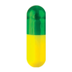 Coni-Snap® Hard Gelatin Capsules, Size 3, Grey/Yellow, 10,000 Count (DS)
