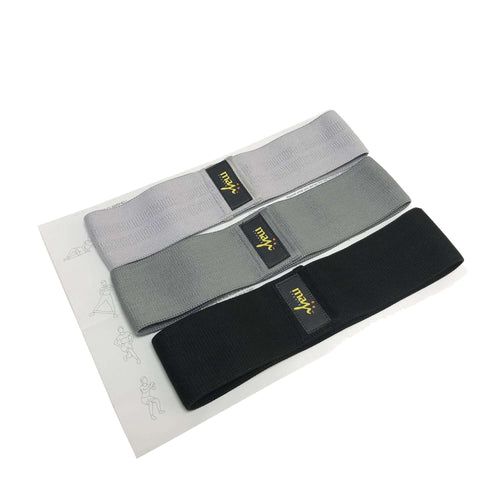 Pack of Three Booty Bands - One Size 3 Weights