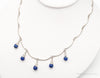 VTG Southwestern Carolyn Pollack Relios Lapis Lazuli Sterling Silver Necklace