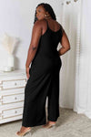 Basic Bae Spaghetti Strap Jumpsuit - Full Size V-Neck Design