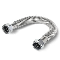 3/4" FIP x 3/4" FIP x 12" SS Corrugated Hose