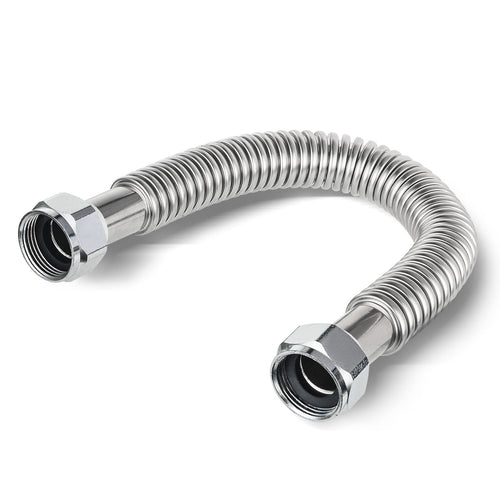 3/4" FIP x 3/4" FIP x 12" SS Corrugated Hose
