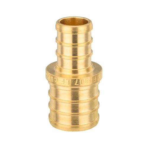 30 Pcs PEX-B Crimp 3/8" PEX X 1/2" PEX Coupling (Lead Free)