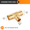 30 Pcs PEX-B Crimp 1" PEX x 1" PEX x 3/4" PEX Reducing Tee (Lead Free)
