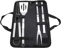 4 Piece Tool Set Stainless Steel Grill Accessories