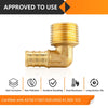 30 Pcs PEX-B Crimp 1/2" PEX x 1/2" Male Threaded Elbow (Lead Free)