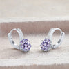 2 Carat Moissanite Drop Earrings Sterling Silver Solitaire Studs For Women