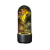 2 In 1 Rose Flowers in Creative LED Glass Lamp with Bluetooth for Home Decor