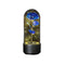 Black Base Blue Flower