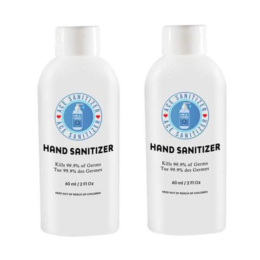 2-Pack: 2oz Bottle 70% Alcohol Hand Sanitizer