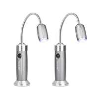 2-Pack: BBQ Grill LED Flashlight Goose Neck Outdoor Lamp
