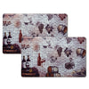2-Pack: Bibb Home Anti Fatigue Foam Kitchen Mats