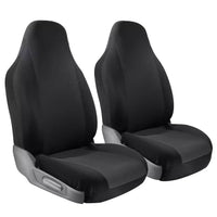 2-Pack: Car Seat Cover Protectors - Grip Control Non-Slip Poly Cloth