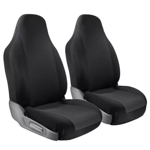 2-Pack: Car Seat Cover Protectors - Grip Control Non-Slip Poly Cloth