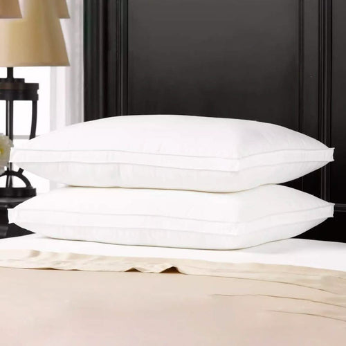 2-Pack: Ella Jayne Gusset Allergy Resistant Down-Like Fiber Pillows