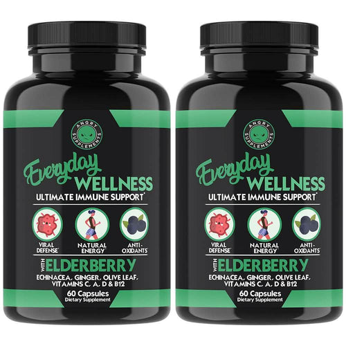 2-Pack: Everyday Wellness Immune Support with Elderberry and Vitamin C