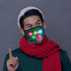 2-Pack: Light Up LED Holiday Face Masks