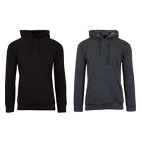 2-Pack: Men’s Fleece Pullover Hoodie