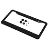 2-Pack: Metal License Plate Frame With Glitter Bling Rhinestone Diamonds