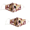 2-Pack: Multilayer Non-Medical Reusable Face Mask with Filter