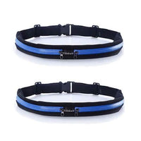 2-Pack: Slim Waist Pocket Running Belt