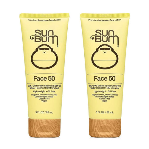 2-Pack: Sun Bum Original SPF 50 Sunscreen Face Lotion 3 oz
