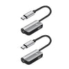 2-Pack: USB-C to 3.5mm Audio Plug Adapter