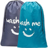 2-Pack: Wash Me Travel Laundry Bag, Machine Washable Dirty Clothes Organizer