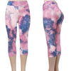 2-Pack: Women Butt Lifting Tie Dye Leggings