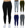 2-Pack: Women's French Terry Fashion Jogger Lounge Pants