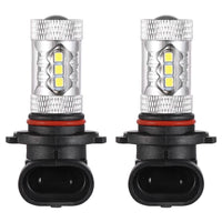 2-Piece: 980LM 80W 9006 HB4 LED Fog DRL Light Bulb
