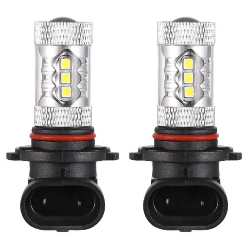 2-Piece: 980LM 80W 9006 HB4 LED Fog DRL Light Bulb