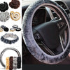 2-Piece: Car Steering Wheel Cover