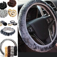 2-Piece: Car Steering Wheel Cover