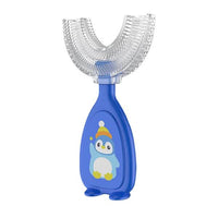 2-Piece: Manual Children's U-Shaped Toothbrush