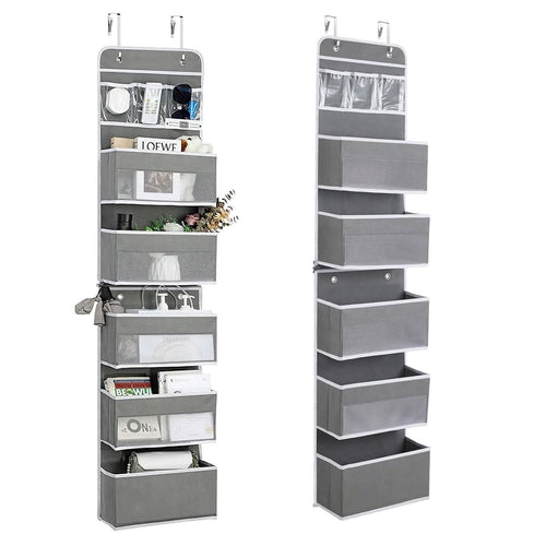 2-Piece: Over the Door Organizer 6-Tier Hanging Basket