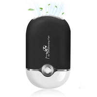 2-Piece: Rechargeable Handheld Mini Eyelash Fan
