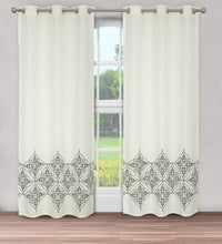 2-Piece Set: Global Varanasi Embroidered Window Panel Pair
