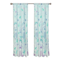 2-Piece Set: Kidz Mix Mystical Mermaid Window Panel Pair