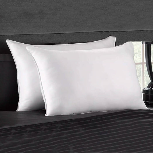 2-Piece Set: Stomach Sleeper Extra Soft Plush Gel Pillow