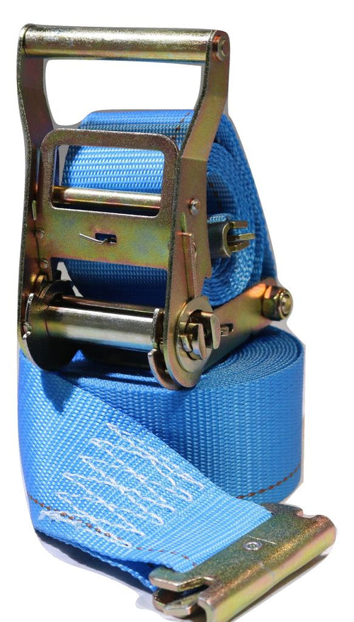 2 in x 20 Ft Van Ratchet Strap Logistic E-Track w/ Spring E 12 PACK | R20EX12