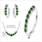 dark green / silver / 5