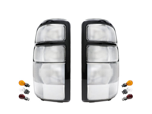 2000-2006 Gmc Yukon Xl Denali 20002006 Chevrolet Suburban Tahoe Clear Euro Style Tail Lights Made By Dpeo