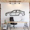 2008 E90 M3 Metal Car Wall Art - MT0363